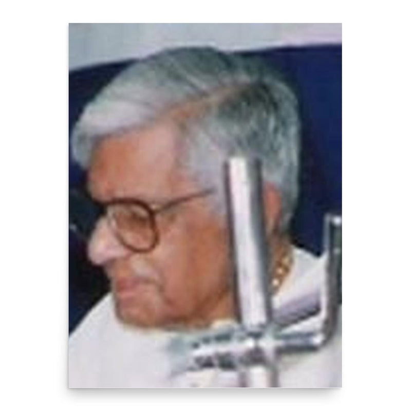 Chidambaram Subramaniam poster print, in size 18x24 inches.