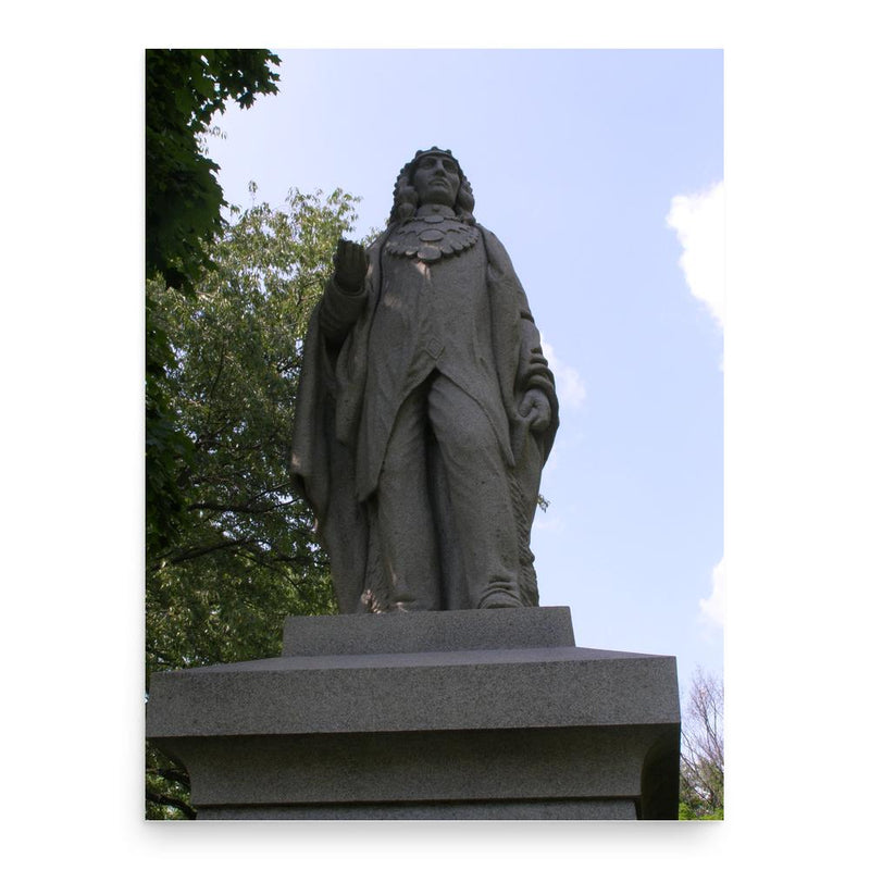 Chief Menominee poster print, in size 18x24 inches.