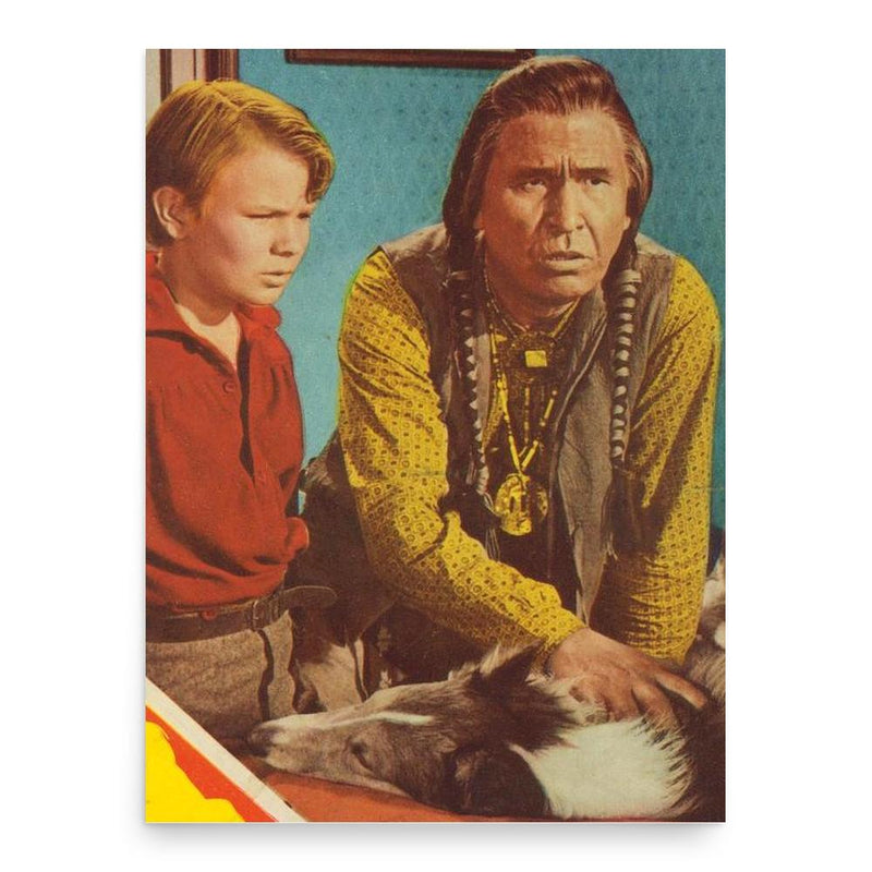 Chief Yowlachie poster print, in size 18x24 inches.