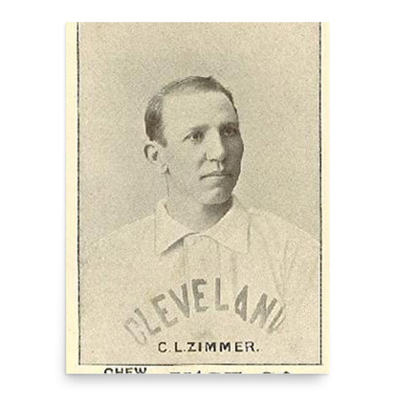 Chief Zimmer poster print, in size 18x24 inches.