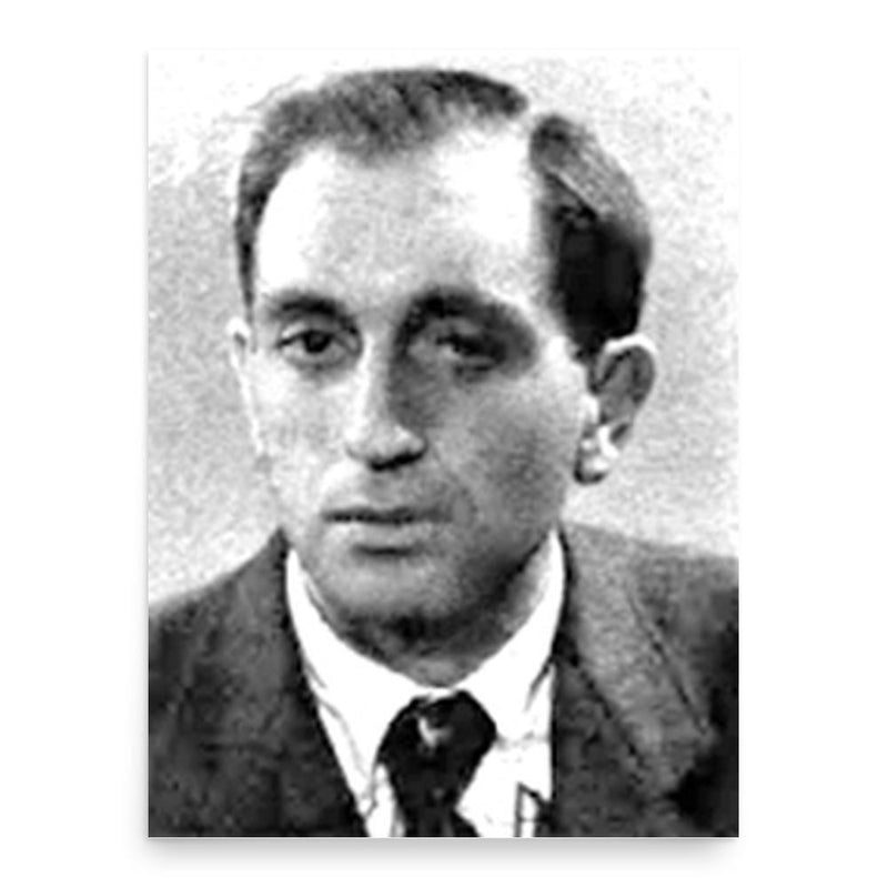 Chil Rajchman poster print, in size 18x24 inches.