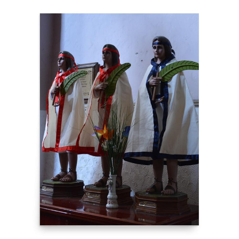 Child Martyrs of Tlaxcala poster print, in size 18x24 inches.