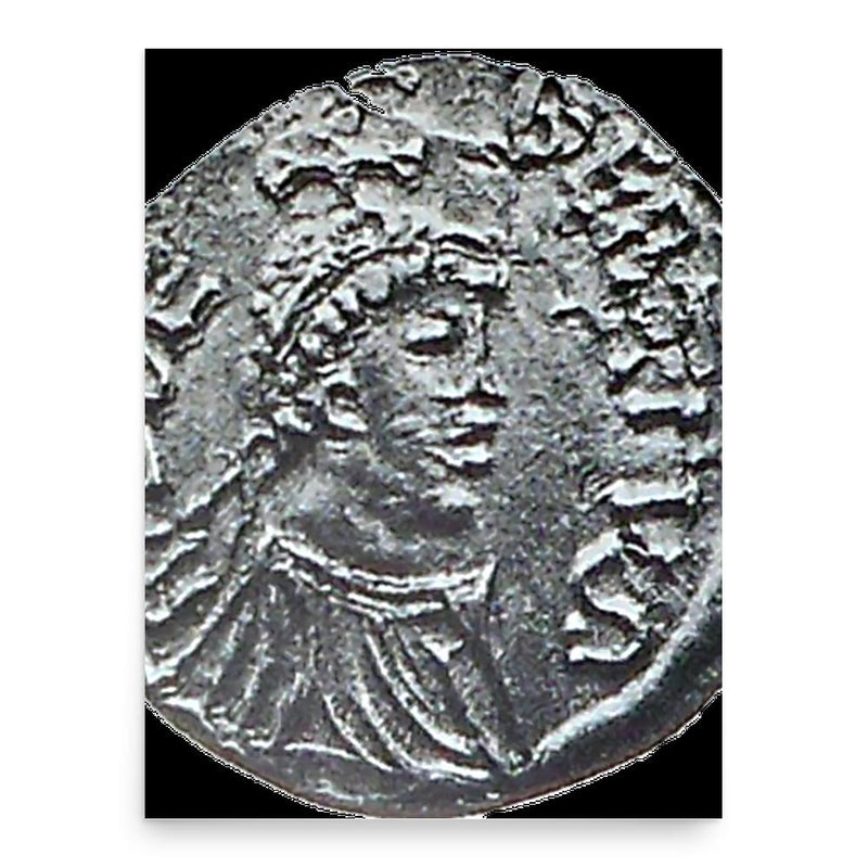 Childebert I poster print, in size 18x24 inches.