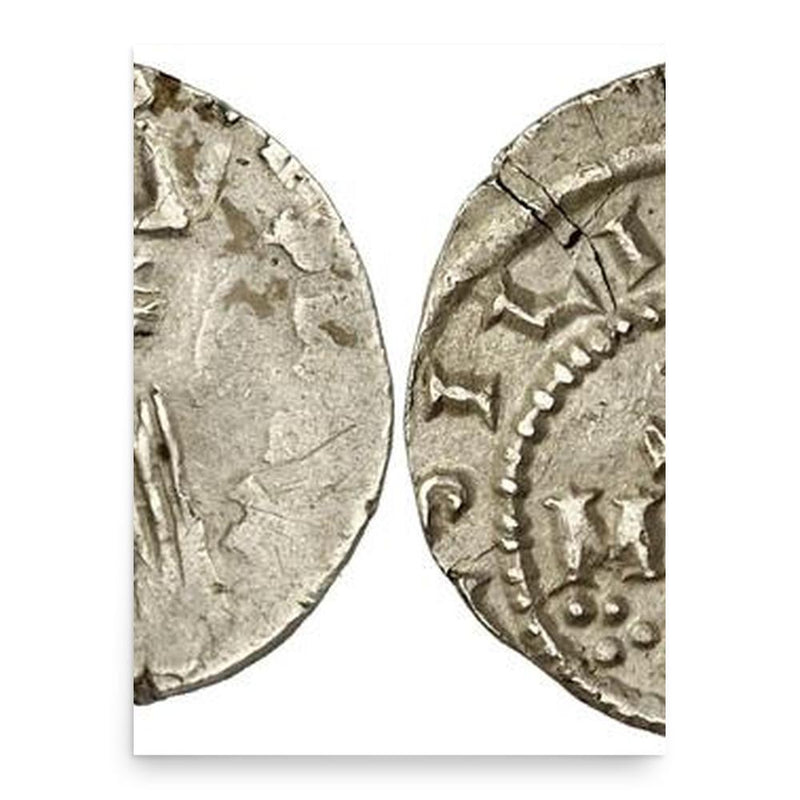 Childeric II poster print, in size 18x24 inches.