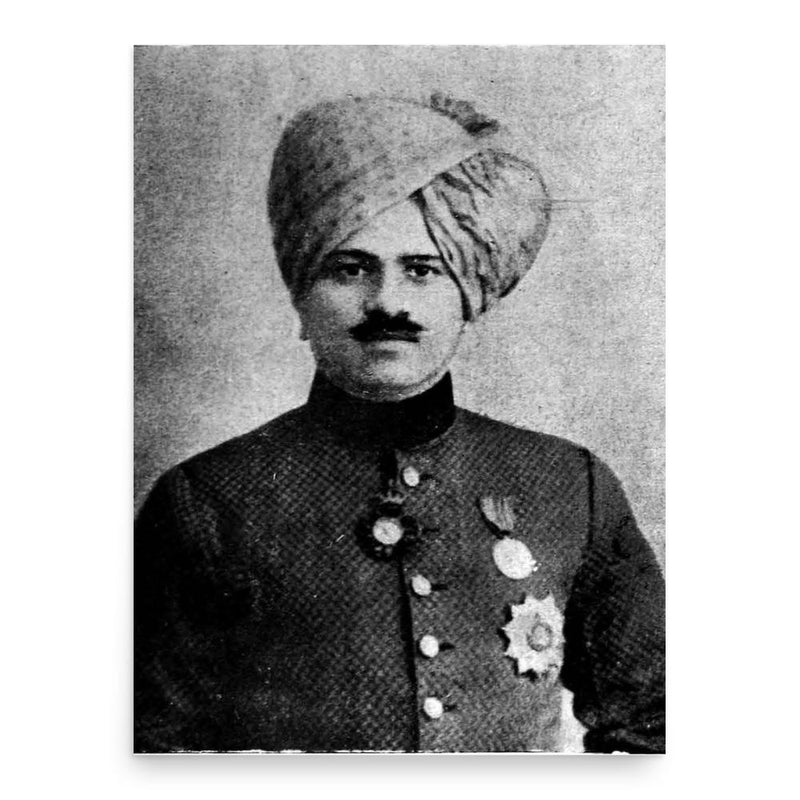 Chintamanrao Dhundirao Patwardhan poster print, in size 18x24 inches.