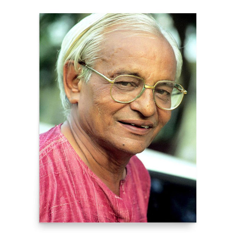 Chinu Modi poster print, in size 18x24 inches.