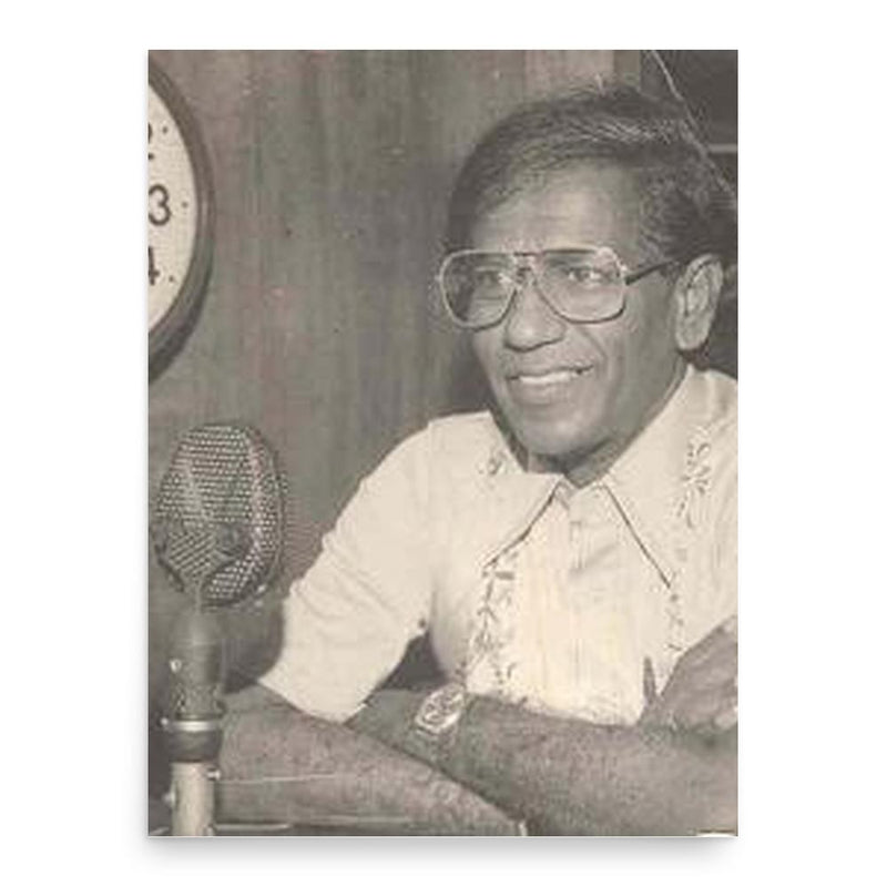 Chitrananda Abeysekera poster print, in size 18x24 inches.