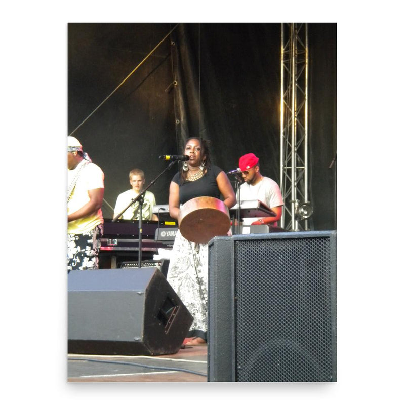 Chiwoniso Maraire poster print, in size 18x24 inches.