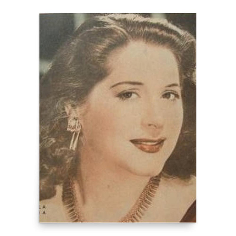 Chola Luna poster print, in size 18x24 inches.