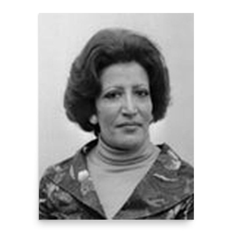 Choubeila Rached poster print, in size 18x24 inches.