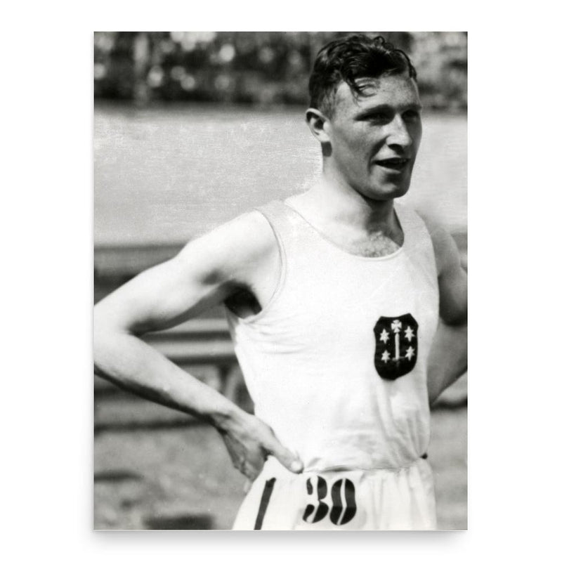 Chris Berger poster print, in size 18x24 inches.