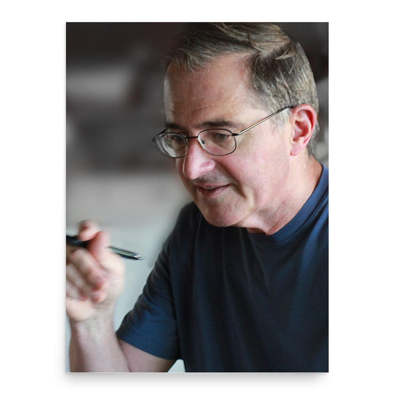 Chris Gulker poster print, in size 18x24 inches.