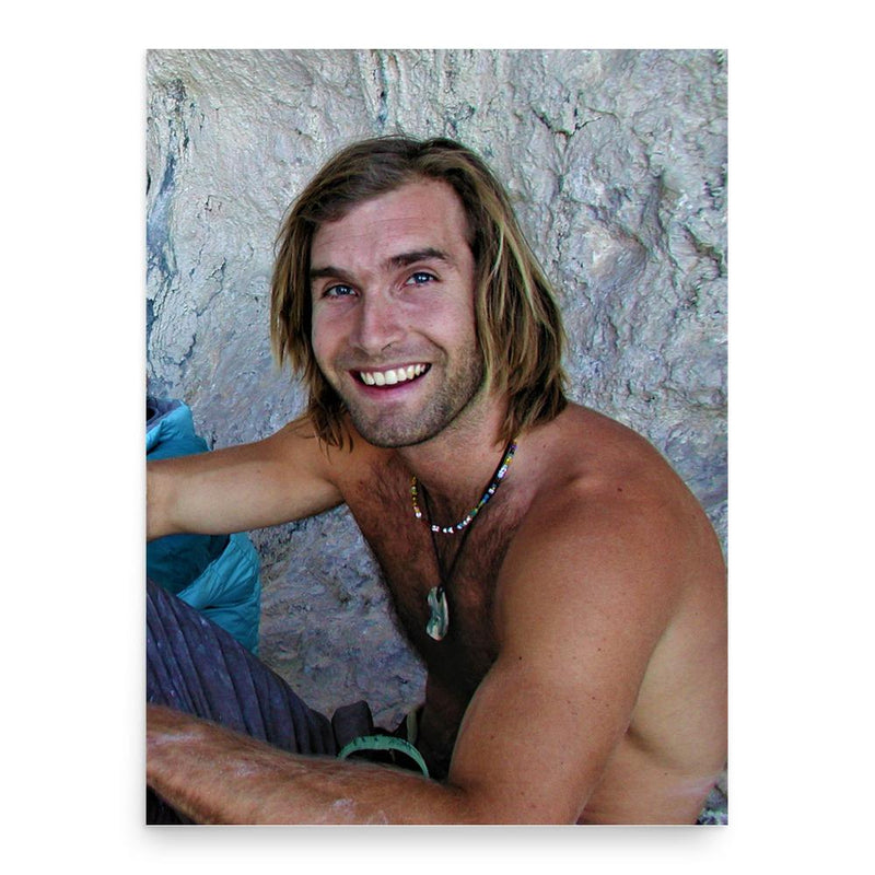 Chris Sharma poster print, in size 18x24 inches.