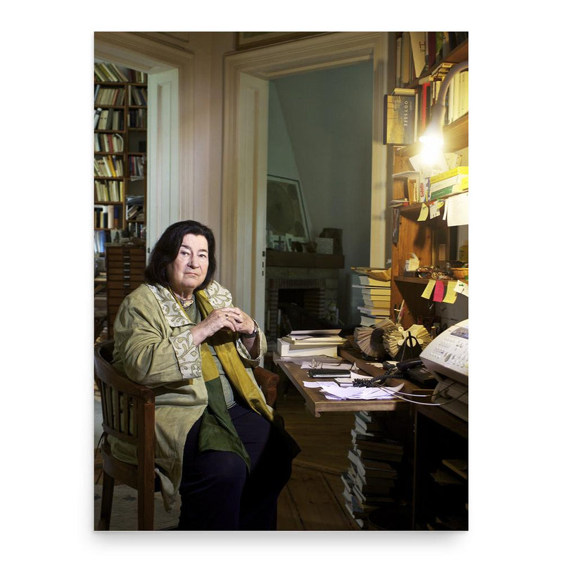 Christa Wolf poster print, in size 18x24 inches.