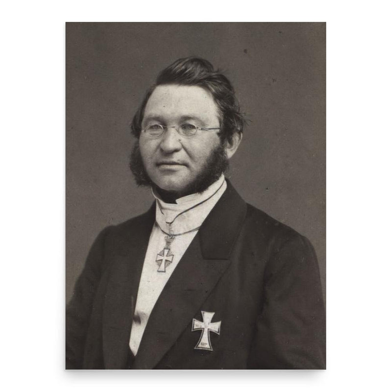 Christen Andreas Fonnesbech poster print, in size 18x24 inches.