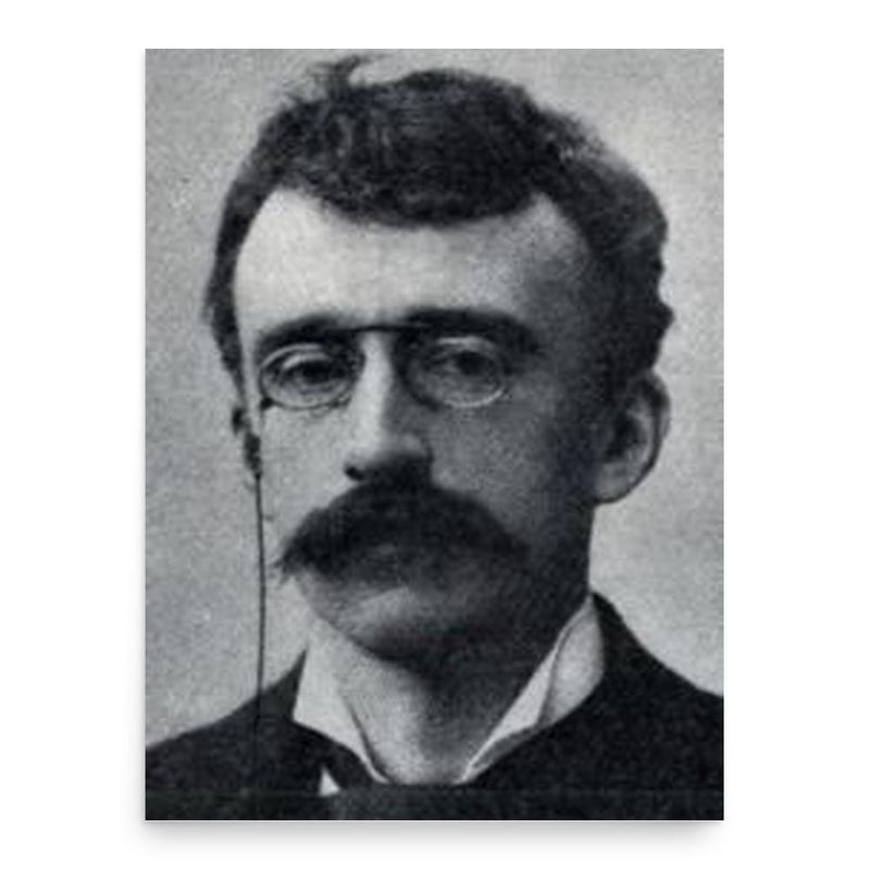 Christen Collin poster print, in size 18x24 inches.