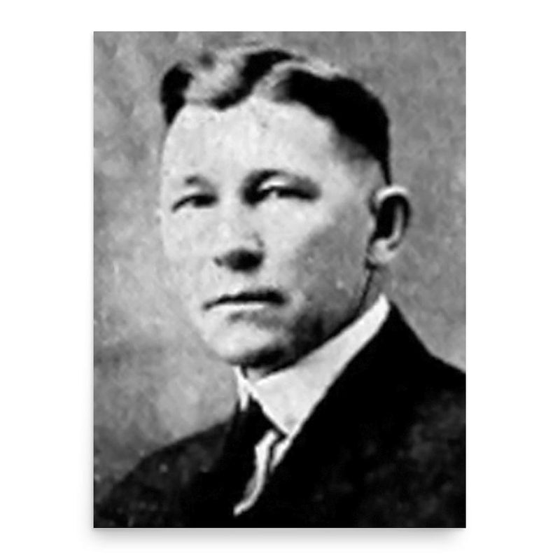 Christen Jensen poster print, in size 18x24 inches.