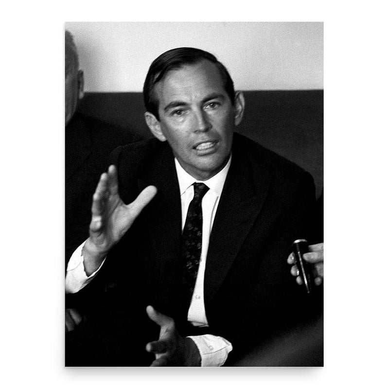 Christiaan Barnard poster print, in size 18x24 inches.