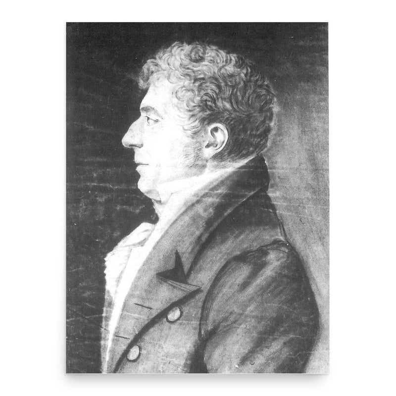 Christian Adolph Overbeck poster print, in size 18x24 inches.