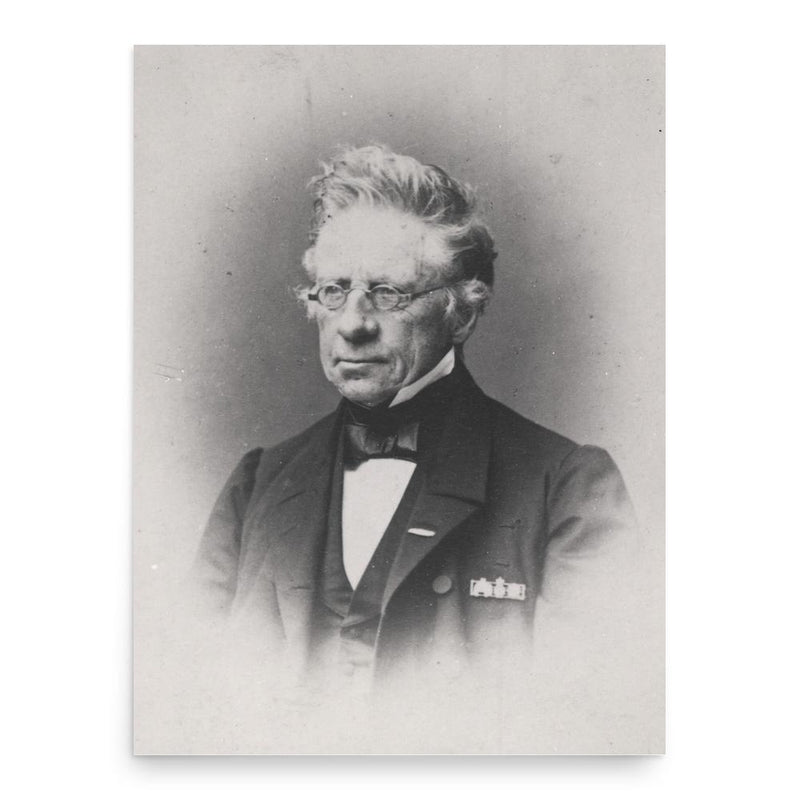 Christian Albrecht Bluhme poster print, in size 18x24 inches.