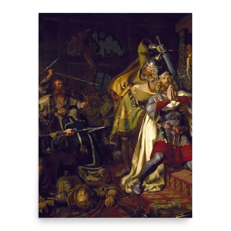 Christian Albrecht von Benzon poster print, in size 18x24 inches.