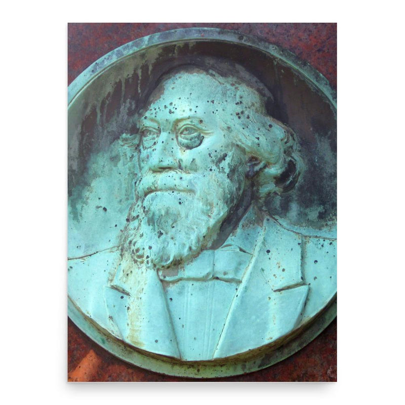 Christian August Friedrich Garcke poster print, in size 18x24 inches.