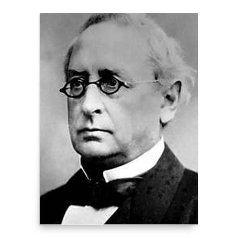 Christian August Selmer poster print, in size 18x24 inches.