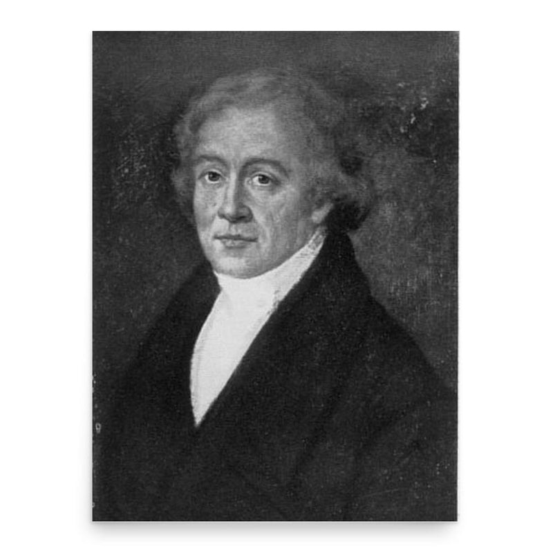 Christian August Vulpius poster print, in size 18x24 inches.