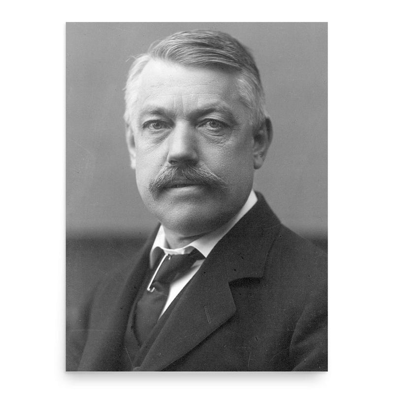 Christian Bohr poster print, in size 18x24 inches.