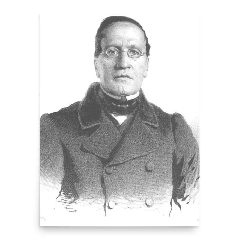 Christian Casimir Brittinger poster print, in size 18x24 inches.