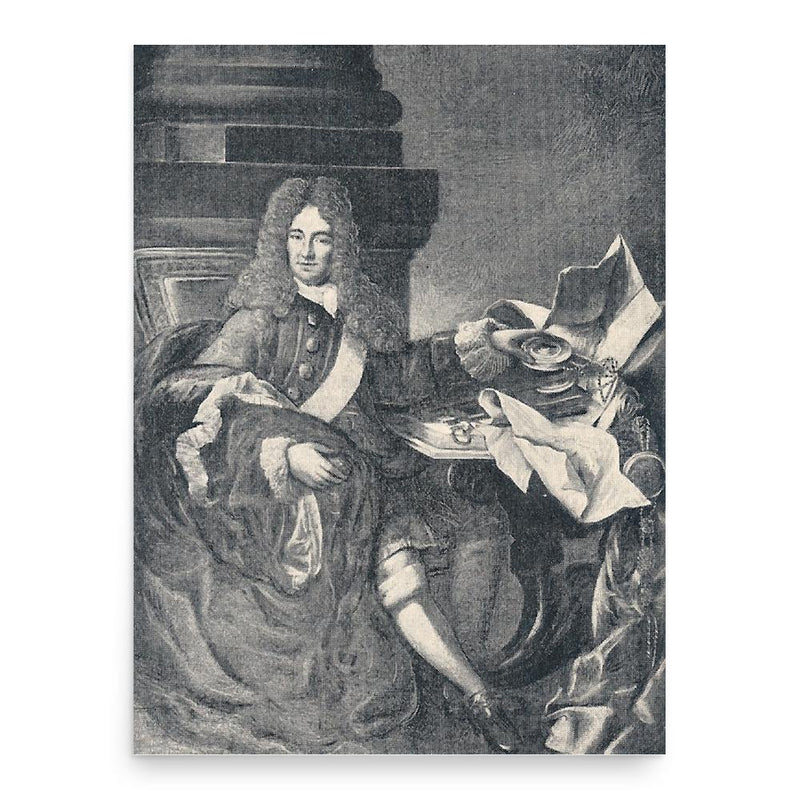 Christian Christophersen Sehested poster print, in size 18x24 inches.