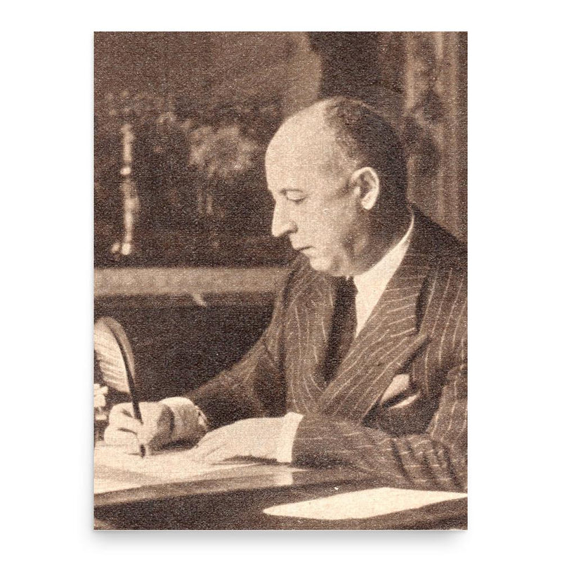 Christian Dior poster print, in size 18x24 inches.