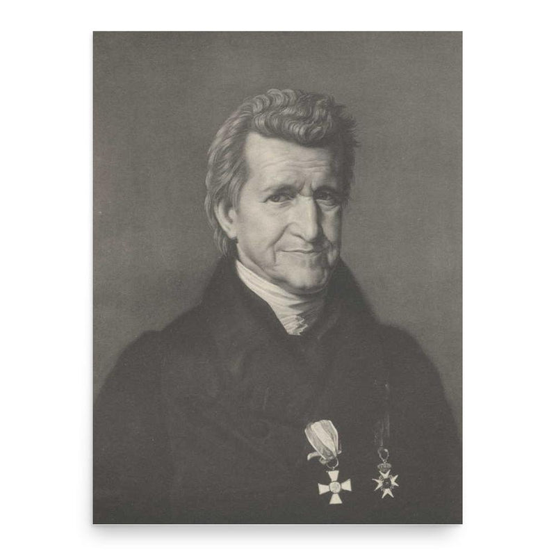 Christian Ehrenfried Weigel poster print, in size 18x24 inches.