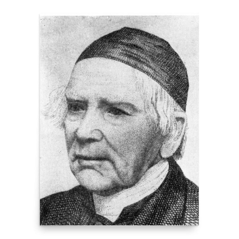 Christian Eric Fahlcrantz poster print, in size 18x24 inches.