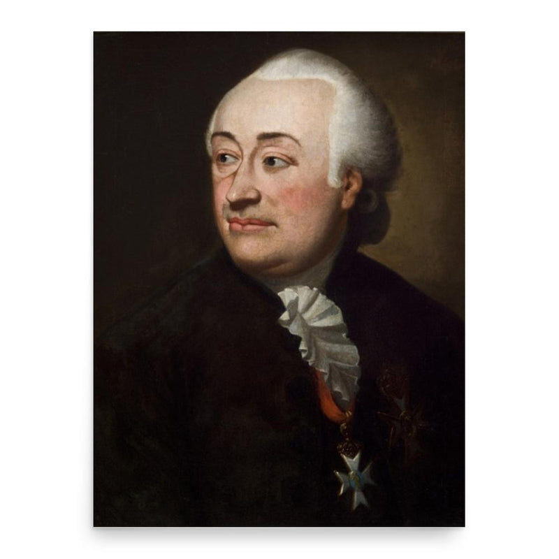 Christian Frederick of Stolberg-Wernigerode poster print, in size 18x24 inches.