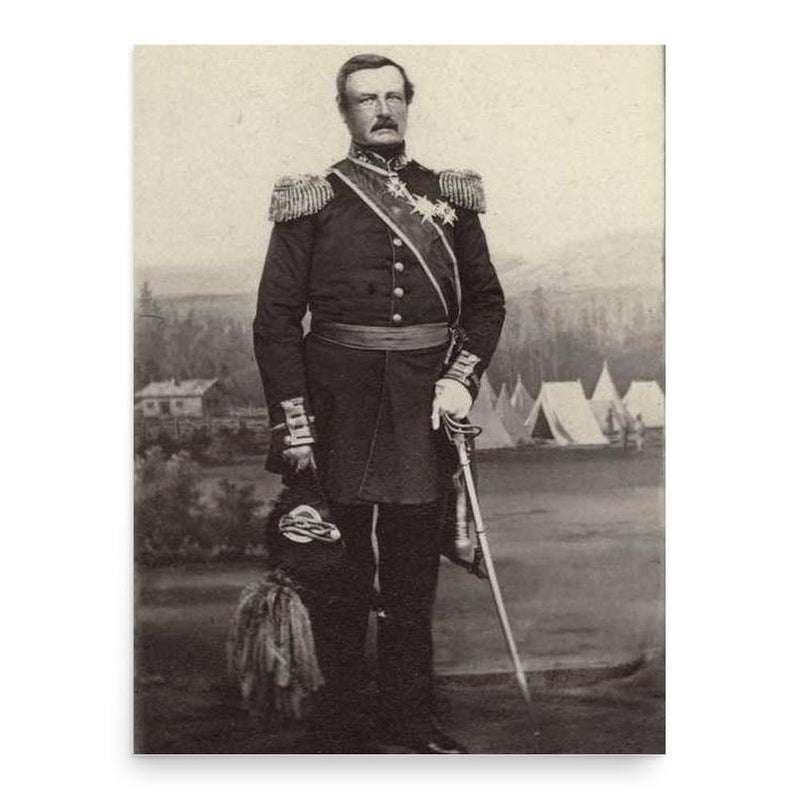 Christian Frederik Michelet poster print, in size 18x24 inches.