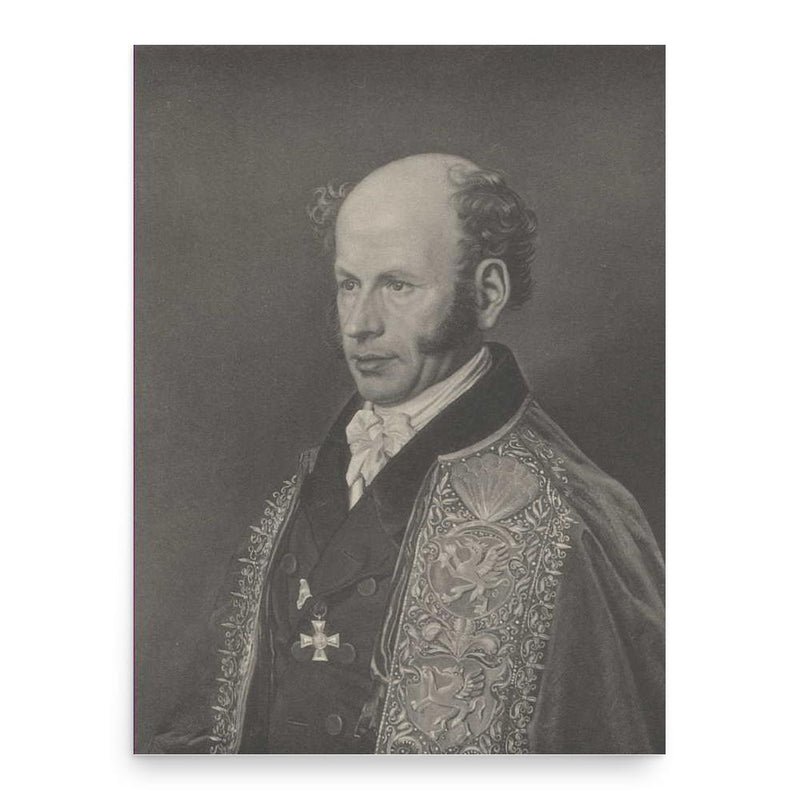 Christian Friedrich Hornschuch poster print, in size 18x24 inches.
