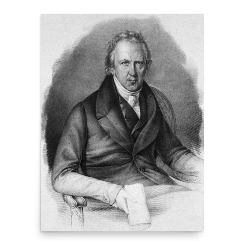 Christian Friedrich Nasse poster print, in size 18x24 inches.