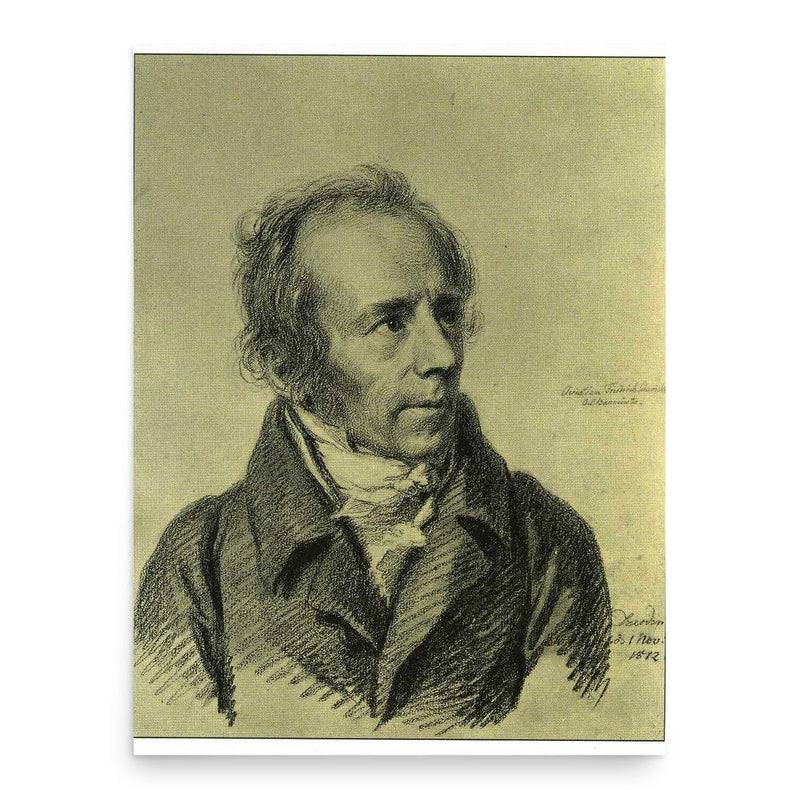 Christian Friedrich Schuricht poster print, in size 18x24 inches.
