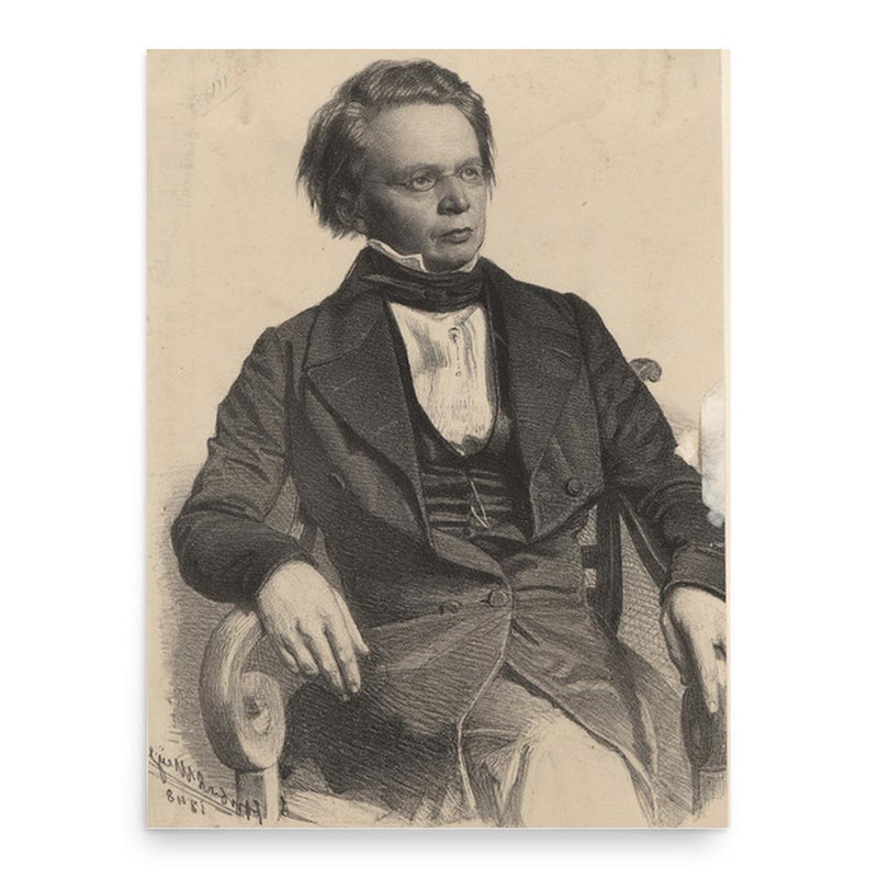 Christian Friedrich Wilhelm Roller poster print, in size 18x24 inches.