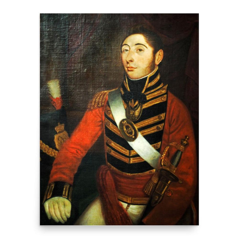 Christian Friedrich Wilhelm von Ompteda poster print, in size 18x24 inches.