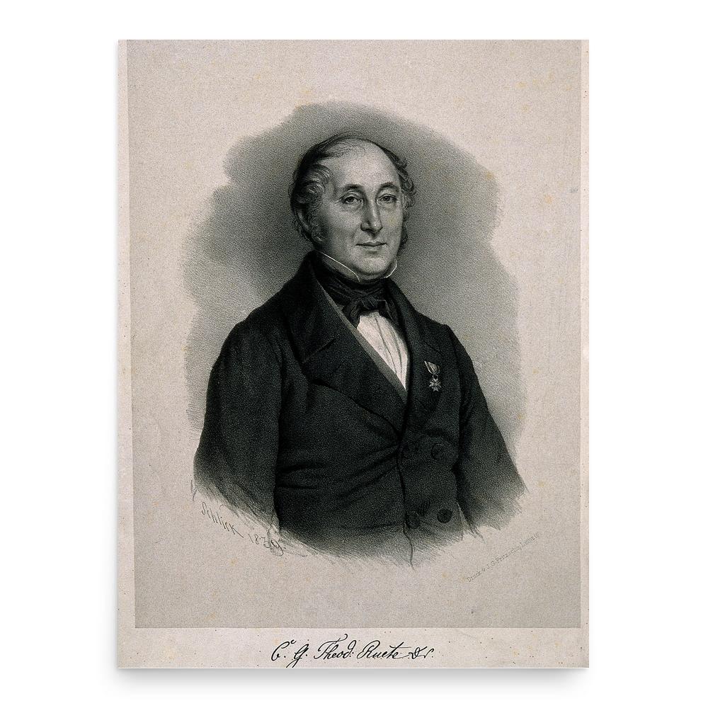 Christian Georg Theodor Ruete poster print, in size 18x24 inches.