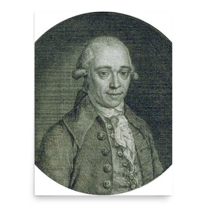 Christian Gmelin poster print, in size 18x24 inches.