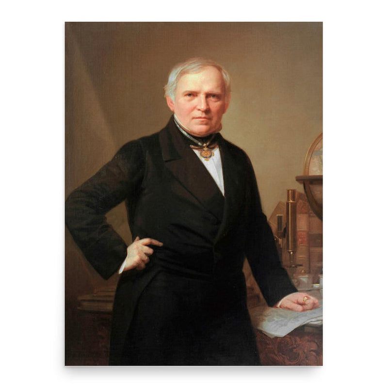 Christian Gottfried Ehrenberg poster print, in size 18x24 inches.