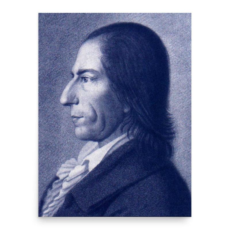 Christian Gotthilf Salzmann poster print, in size 18x24 inches.