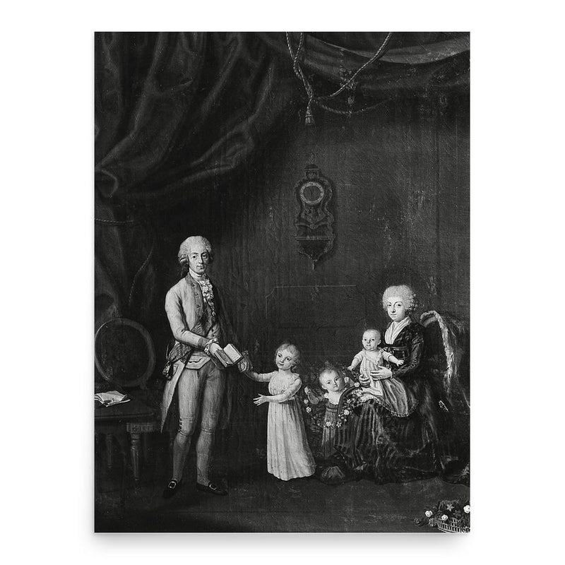 Christian Gottlob Fechhelm poster print, in size 18x24 inches.