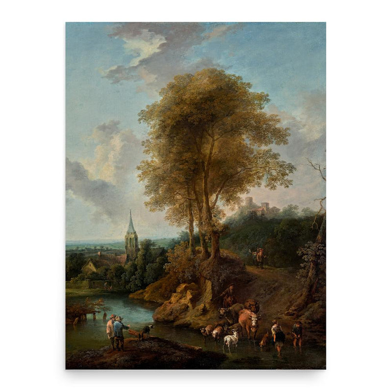 Christian Hilfgott Brand poster print, in size 18x24 inches.