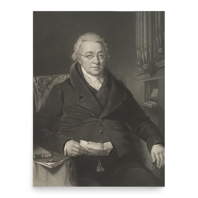 Christian Ignatius Latrobe poster print, in size 18x24 inches.