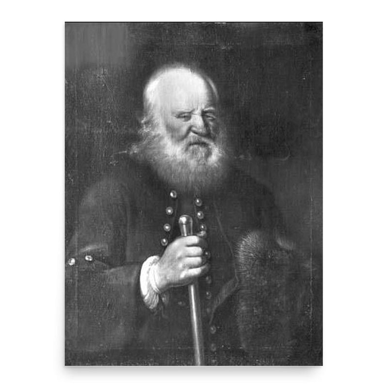 Christian Jacobsen Drakenberg poster print, in size 18x24 inches.