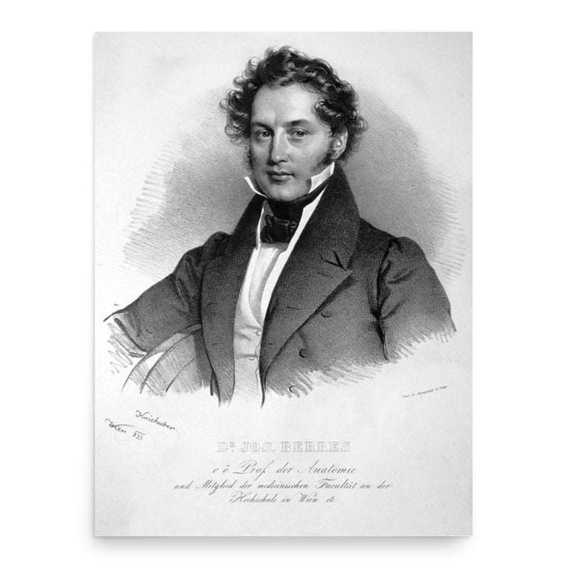 Christian Joseph Berres poster print, in size 18x24 inches.